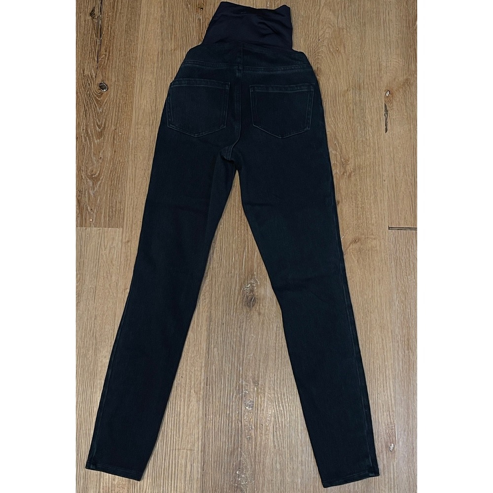 SPANX Maternity Dark Wash Skinny Jeans Full Panel Size XS TP